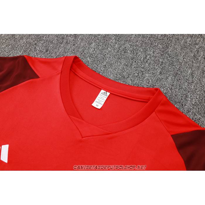 Chandal del Flamengo 24-25 Manga Corta Rojo - Pantalon Corto